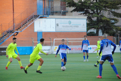 Un partido del Mollerussa esta temporada en su campo.