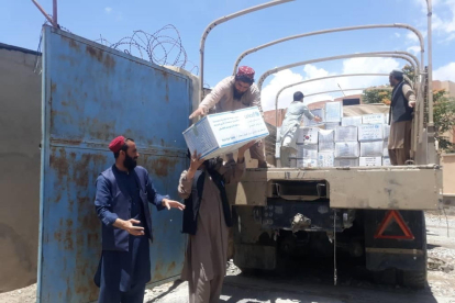 Enviament de material humanitari de l’Unicef a l’Afganistan.