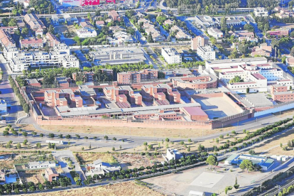 Vista àrea de les instal·lacions del Centre Penitenciari Ponent.