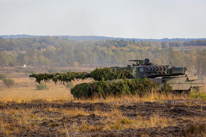 Imagen de archivo de un tanque Leopard 2.