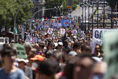 A la manifestación acudieron ciudadanos de todo el Estado. 