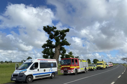 Tres lleidatans condueixen més de 4.800 quilòmetres en 8 dies per donar una ambulància a una ONG de Gàmbia