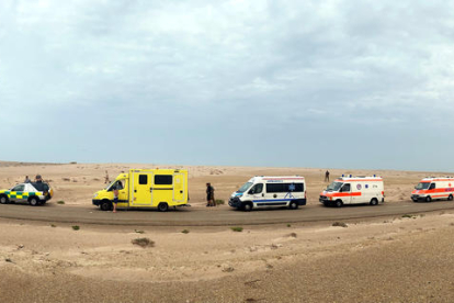 Tres leridanos conducen más de 4.800 kilómetros en 8 días para dar una ambulancia a una ONG de Gambia