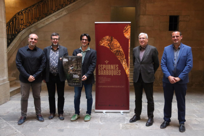 Presentació ahir a la conselleria de Cultura a Barcelona del sisè festival Espurnes Barroques.
