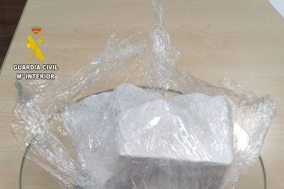 Imatge dels 197 grams de cocaïna.