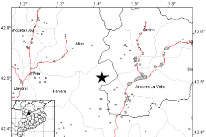 Un terratrèmol sacseja el Pirineu de Lleida