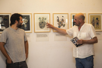 La exposición del artista Xesco Mercé en la sala de Lo Pardal de Agramunt.