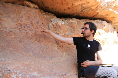 Una ruta cultural dona a conèixer un dels conjunts d'art rupestres més destacats i rars de Catalunya ubicat a Capçanes