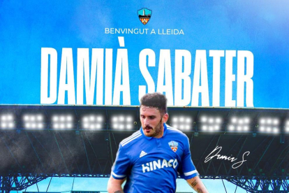 Damià Sabater, primer fitxatge del Lleida Esportiu aquest 2023