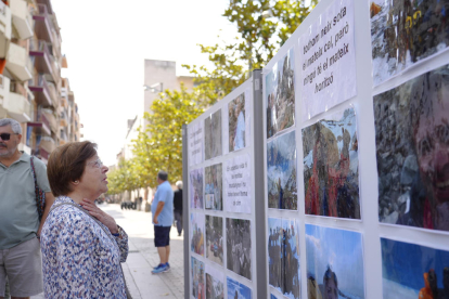 Jordi Climent, president del CEL, durant el parlament davant dels assistents a l’homenatge.