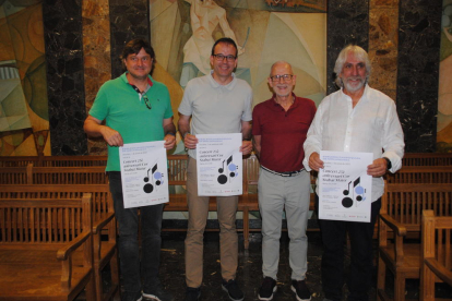 Àlex Culleré, Marc Solsona, Alfons Busto y Josep Maria Tomás.