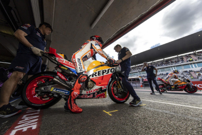 Àlex Márquez marcó la pauta durante la sesión matinal, aunque al final no pudo pasar a la Q2.