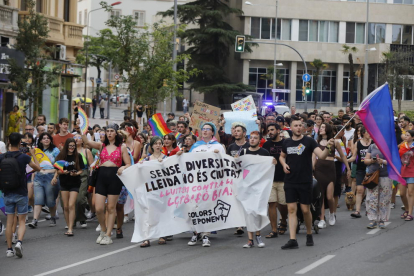 Manifestació a Lleida