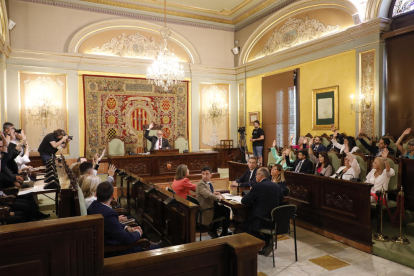 Imagen del pleno el día de su constitución el 17 de junio. 