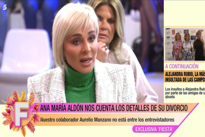 Ana María Aldón a ‘Fiesta’.