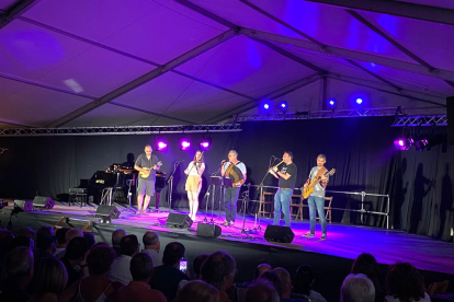 Varios artistas actuaron el sábado en Arsèguel. 