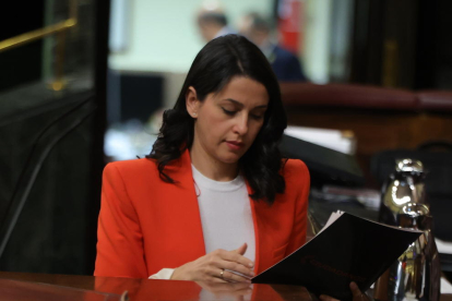 La portavoz de Ciudadanos en el Congreso, Inés Arrimadas.