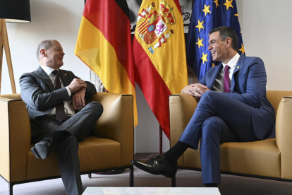 Sánchez es va reunir ahir amb el canceller alemany a Brussel·les.