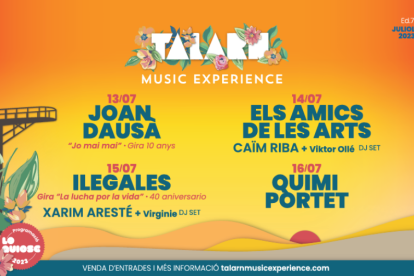Cartell del Talarn Music Experience 2023.