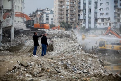 Tasques de desenrunament a Turquia pels terratrèmols.