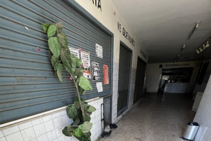 Façana de l’antic mercat al carrer Venus.