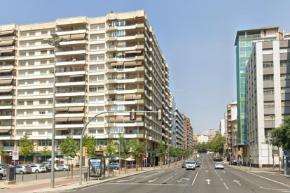 Imagen de archivo de la avenida Catalunya de Lleida