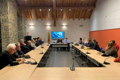 Ple d'aprovació dels pressupostos del Consell Comarcal del Pallars Sobirà.