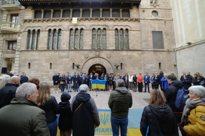 Els manifestants es van concentrar a Ricard Viñes, des d’on van partir cap a la plaça de la Pau.