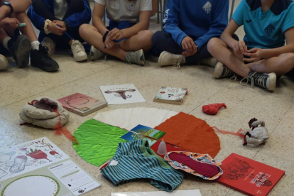 Alumnos de Primaria de Rosselló participaron en la actividad.