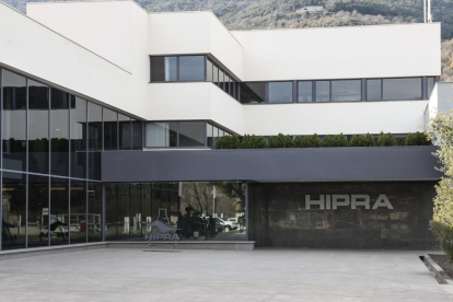 La sede central de Hipra, en Girona.