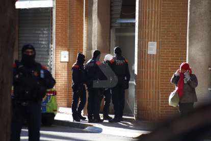 L'operatiu, en marxa en diversos punts de la ciutat de Lleida