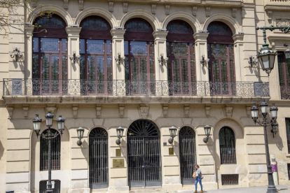 El Palau de la Paeria, este jueves sin la pancarta.