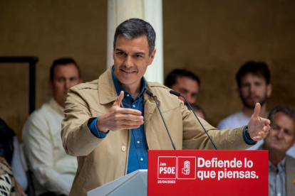 Pedro Sánchez va participar ahir en la Convención en el Mundo Rural a Úbeda, a Jaén.