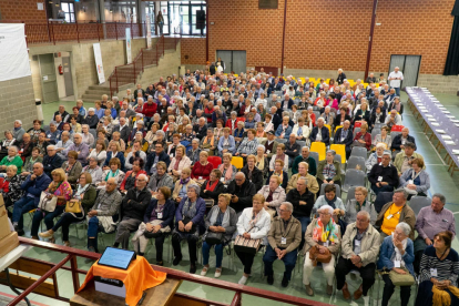 Prop de 400 persones van assistir dissabte a la trobada que es va celebrar a Bellcaire d’Urgell.