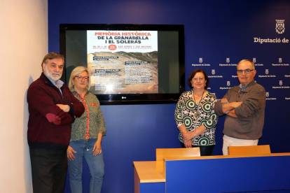 Presentació ahir dels actes a la Granadella i el Soleràs.