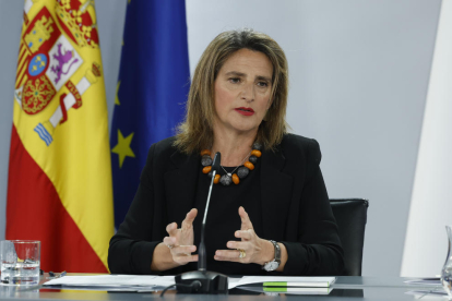 La vicepresidenta tercera del Govern espanyol, Teresa Ribera.