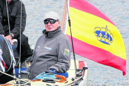 Joan Carles de Borbó, durant la seua estada a Galícia.