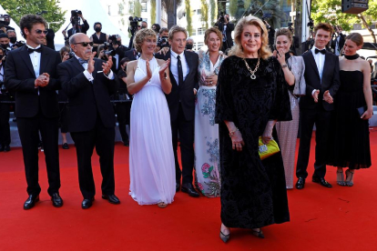 Catherine Deneuve hace su gran regreso en Cannes un año y medio después de su ictus
