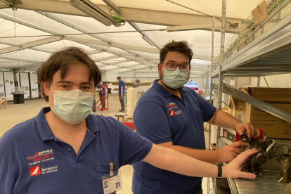 Estudiantes que participan en la formación. 