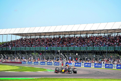Verstappen, a l’esprint que va definir la pole a Silverstone.