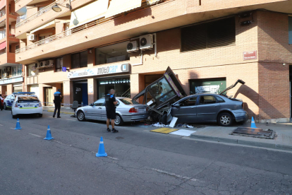 El accidente ocurrió en la intersección entre las calles Baró de Maials y Rosa Parks. 