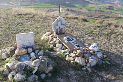 imagen de archivo de tumbas de animales en Alguaire. 