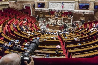 Vista general de l’Assemblea Nacional francesa.