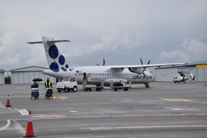 El vuelo de Andorra Airlines para trasladar a una delegación de la Cumbre Iberoamericana en abril. 