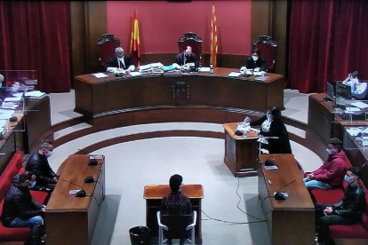 Imagen del juicio celebrado contra la “manada de Sabadell”.