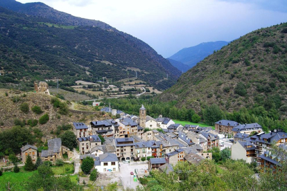 Imatge d’arxiu de la població de Rialp, al Pallars Sobirà.