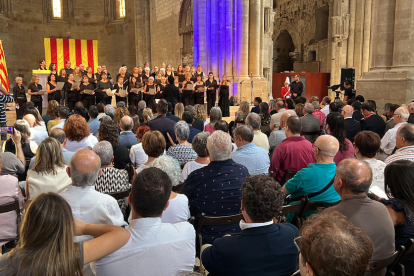 La Seu Vella se llena con el acto institucional unitario de la Diada