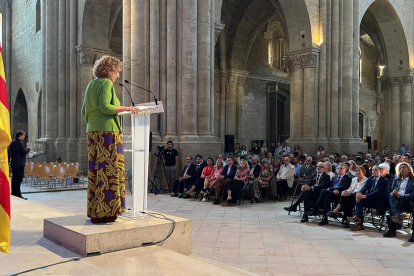 La Seu Vella se llena con el acto institucional unitario de la Diada