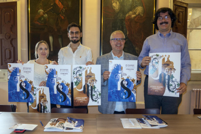 Presentación ayer en el ayuntamiento de Cervera de la Isagoge.