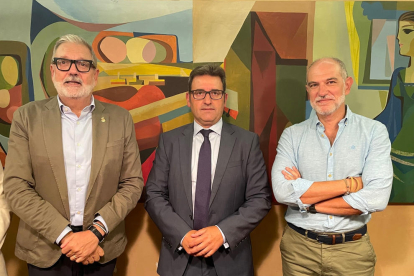 Fèlix Larrosa, Josep Maria Gonzàlez i el director de la Fira.